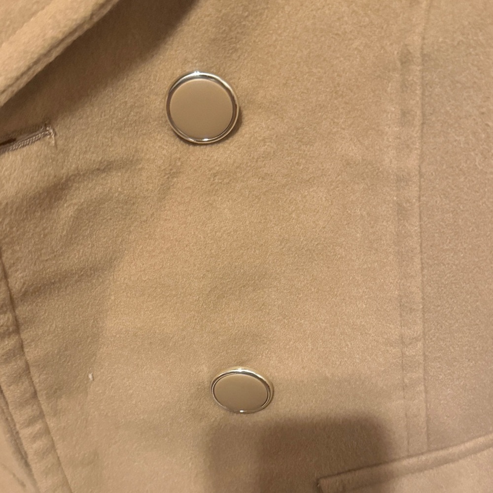Maralyn & Me Camel Pea Coat - Picture 4 of 7